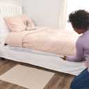 Regalo Safety 54 Extra Long Hideaway Bed Rail Guard for Toddlers, Toddler Bed Rail with Reinforced Anchor Safety System, 20 Tall Bed Safety Rail, Fits Twin, Full & Queen Beds
