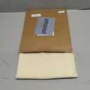 Lecloud Cream Sheer Curtains 72 Inches Long 2 Panels, Light Filtering Curtains for Living Room, Farmhouse Voile Rod Pocket Drapes for Bedroom Dinning Room, Each Panel 42 X 72 Inch