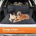 URPOWER Dog Car Seat Cover for Pets 100% Waterproof Seat Cover Hammock 600D Heavy Duty Scratch Proof Nonslip Durable Soft Back Seat Covers for Cars Trucks and SUVs