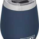 YETI Rambler 10 oz Wine Tumbler, Vacuum Insulated, Stainless Steel with MagSlider Lid, Navy