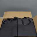 MOXARYSU Black Gift Bags With Handles: 8x5x10 Inch 100pcs Black Paper Bags Medium Bulk For Party Shopping Birthday Wedding (M, 100)