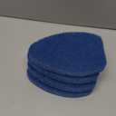 4 Pack Shower Scrubber Refill, Compatible with Scotch Brite Tub and Tile Scrubber, Durable Blue Brush Heads for Effective Bathroom & Kitchen Cleaning