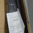 Fitvids Dumbbell Set with Rack, Rubber Coated Hex Dumbbell Weights in 150lbs, 5, 10, 15, 20, 25lbs Pair, Black