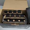 Conair Hot Rollers for Long, Medium & Short Hair, 12 Jumbo 1 " Heated Hair Rollers with Clips, Hot Curlers for Women, Volume & Curls, Black