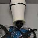 22" Canvas Block Mannequin Head for Wig Making, Hair Weaving, Styling and Display  Realistic Canvas Wig Head with Mount Hole, Fits Tripod Stand, Includes Essential Accessories for Training & Salon Use (Beige)