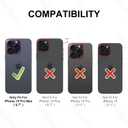 HOOMIL Case for iPhone 15 Pro Max 6.7-Inch, Anti-Yellowing, Drop Protection, Anti-Scratch Transparent Hard Back Phone Cover - Crystal Clear