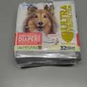 Paw Inspired 32ct Disposable Dog Diapers | Female Dog Diapers Ultra Protection | Diapers for Dogs in Heat, Excitable Urination, or Incontinence (Medium Plus)