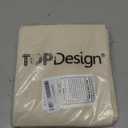 TOPDesign 5 | 12 | 24 | 48 | 192 Pack Economical Cotton Tote Bags, Lightweight Medium Reusable Grocery Shopping Cloth Bags, Suitable for DIY, Advertising, Promotion, Gift, Activity (5-Pack)