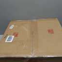 Mid Century Modern Semi Flush Mount Ceiling Light with Pleated Fabric Shade, 12.5 in Drum Gold Light Fixture with Lights, Beige White Linen Lamp for Bedroom, Living Room, Dining Room, Hallway