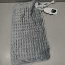 Deepsoon Heating Pad,Electric Heating Pads for Back,Neck,Abdomen,Moist Heating Pad for Shoulder,Knee,Arms,Legs,Dry/Moist Heat & Auto Shut Off,Christmas Gifts for Men and Women,Light Gray,24x12 Inch