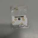 Titanium Ti M4 M5 Flat Washer Grade 5 Fit DIN912 Bolt Bicycle Brake Stem Bottle Cage Screws Pack of 10(Gold, M5)