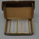 Svalor Gold Acrylic Sign Holder 4X6 inch, 6 Pack Wedding Table Number Frames Vertical , Double Sided Display Gold Picture Frame, Clear Menu Holders for Wedding Reception, Party Decoration