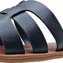 The Drop Women's Monika (10, Faux Leather Black)