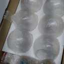 Hewory Christmas Centerpiece Table Decorations: Set of 6 Glass Ball Decorative Tea Light Candle Holder, Window Christmas Decorations Indoor for Holiday Dinner Party Mantle (Snowman/Santa/Tree/Deer)