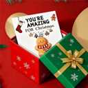 2 x Christmas Pocket Hugs with Cards, 10 Pcs Resin Emotional Support Gift Set for Coworker Staff Friends Holiday Appreciation