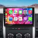 4+ 64GB Car Radio for Dodge RAM 1500 2500 3500 2009 2010 2011 2012, Build in Wireless/Wire Carplay & Android Auto Support Bluetooth, Back-up Camera,FM Radio,SWC,10 Inch IPS Touch Screen