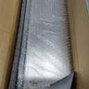 Scirove Stainless Steel Cat Litter Box Enclosed with Lid，Covered Metal Kitty Litter Box with Litter Mat and Odor Reduction Pack(2kg), Metal Scoop，Switchable Design, Easy Clean，Odor-Control, Leak-Proof