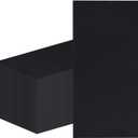 100Pcs Disposable Black Napkins Disposable Guest Black Paper Napkins Hand Towels, for Kitchen Party Wedding Bathroom or Any Celebration Occasion