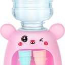 Kids Water Dispenser Toy Mini Water Machine Toy Children Lovely Water Dispenser Drink Water Machine Toy for Kids (Pink)