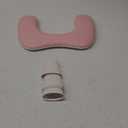 Arm Rest for Nails Tech - U-shaped Manicure Nail Hand Rest Pillow Cushion, Big Microfiber Leather Nail Arm Rest Stand for Acrylic Nail Art Tech (Pink)
