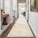 Amazon.com: Soalmost Runner Rug 2'6" x 14' Washable Non-Slip Runner Rugs for Kitchen Bathroom Laundry Room Vintage Ultra Thin Runners for Hallway Entryway Beige : Home & Kitchen