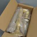 ZOOFOX 10 Pieces Cake Stands, Metal Cupcake Stand with Multiple Combination Styles, Dessert Plate Cake Serving Tray Fruit Candy Display Tower for Wedding, Birthday, Baby Shower, Tea Party (Gold)