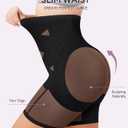 YERKOAD Shapewear Tummy Control Shorts - High Waisted Shapewear for Women Girdle Under Dress Body Shaper Thigh Slimmer (Black)