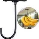 3 x Banana Hook Under Cabinet 2 Pack, Hanger to Keep Bananas Fresh, Holder 2 Pcs
