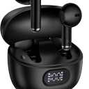 Wireless Earbuds Bluetooth Headphones for Samsung Galaxy S26 S25 Ultra S24 S23 S22 S21 S20 FE A16 5G A15 A14 A57 A56 A55 A54 A37 A36 A35, Wireless Charging Case Digital Display Ear Buds with Deep Bass (Black)