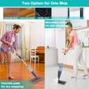 Spray Mop for Floor Cleaning with 3pcs Washable Pads - Wet Dry Microfiber Mop with 800 ml Refillable Bottle for Kitchen Wood Floor Hardwood Laminate Ceramic Tiles Dust Cleaning