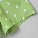 Toddler Girl Clothes Tie Knot Shoulder Sleeveless Ruffle Tops Bow Tie Waist Shorts Toddler Clothes for Girls (4-5T, Green)