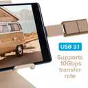 TEC USB C to USB 3.1 Adapter (2 Pieces Set) OTG Adapter High-Speed Data Transfer Up to 18Gbps USB 3.1 Female