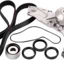 ECCPP Timing Belt Kit with Water Pump Compatible For Acura CL MDX TL1998-2002 For Accord 1999-2004 For Honda Odyssey 2003-2004 For Honda Pilot TBK286 WPH-800 14550-P8A-A01