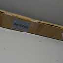 Amazon Basics No Drill Adjustable Indoor Outdoor Tension Curtain Rod, 54-90" Length, Nickel