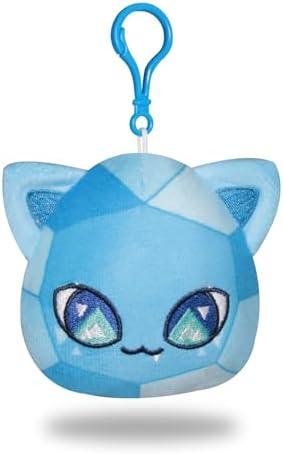 SET OF 3, DUUGER MeeMeow Sappip Cat Plush Keychain Stuffed Animal Toy,Cute Decorative Plush Toy Accessory Fun Buddy for Kids Bag, Purse, Backpack, Handbag