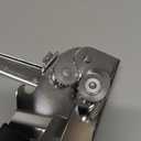 Commercial Can Opener, UHIYEE Hand Crank Can Opener Manual Heavy Duty with Comfortable Extra-long Handles, Oversized Knob, Large Handheld Can Open Easy for Big Cans, Black