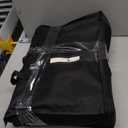 Anbte Folding Camping Table with Storage Net, 3ft Camping Table Aluminum Folding Table with 3 Adjustable Height Max 27.5 Inch Picnic Table Portable Table for Outdoor Backyard BBQ, Pure Black