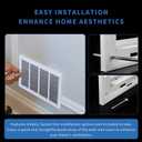 20x20 Return Air Grille [Duct Opening Size],Return Air Vent Cover for Wall Or Ceiling,Steel Return Air Filter Grilles Removable Face/Door for 1 Inch Filters (20"W x 20"H [Duct Opening])