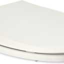 KOHLER 4636-RL-47 Cachet ReadyLatch Elongated Toilet Seat Slow Close, Soft Close Toilet Seat Quiet Lid, Contoured Grip-Tight Bumpers Installation Hardware, Apartment Essentials. Almond