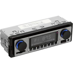 Car Stereo for Bluetooth, Retro Car FM Radio Smart Player, Electronic Auto FM Radio Receiver, Hands-Free Calling, Support MP3/WMA/WAV/AUX