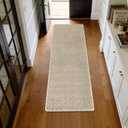 PURE ERA Runner Rug for Hallway 2 x 6 Feet, Non Slip Hallway Runner with Self Adhesive Backing, Washable Carpet Runner for Bedroom Living Room Kitchen Bathroom Area Rugs Reusable