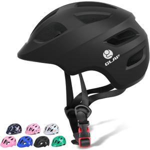 GLAF Baby Bike Helmet Toddler Helmets for 1 Year Old and up Infant Girls Boys Multi Sport Adjustable for Scooter Bicycle Kids Youth Child Skateboard Safety Cycling (XS(12 months-3 years ) ( 18.2"- 20.4" ), Matte black)