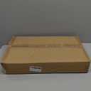 SCAVATA Hat Organizer Box, Stackable Clear Baseball Caps Holder Box Containers with Magnetic Door for Hats Snapback Cap Storag, Hat Rack Display Case, Holds 8 Hats Each (Black, 2 Pack)