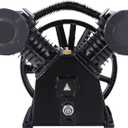 Cast Iron Twin Cylinder Air Compressor Pump Replacement, 145PSI 4HP, 8Bar