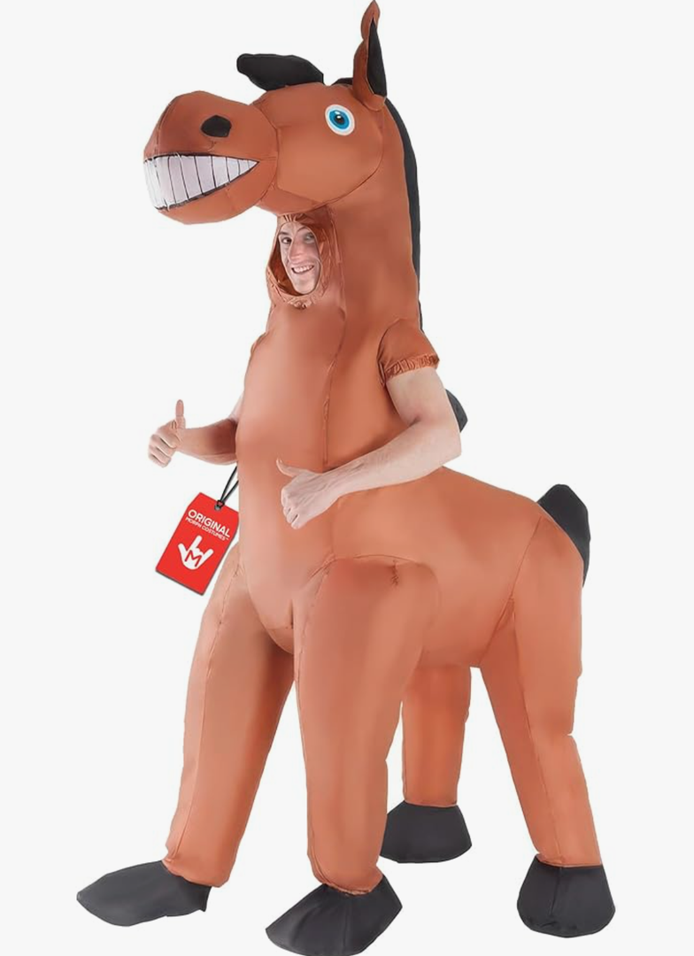 Morph Giant Inflatable Horse Costume, Blow Up Horse Costume Adult Inflatable, One Size