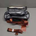 LOVEVOOK Insulated Lunch Bag for Women & Men - Cooler Lunch Tote and Lunch Box for Work and Travel, Black-beige-brown (Large)