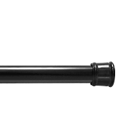 No Drilling Closet Rod, Hanging Closet Rod for Clothes, Closet Bar & Pole Heavy-duty, Closet Rods for Hanging Clothes For Closet Wardrobes Bathroom Laundry RV Curtains, Black