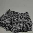 Y2k Boxer Shorts Women Lolita Bloomers Plaid Sexy Ruffle Bottoms Low Waist Pajamas Lounge Sleep Pj Mini Pants (Medium)
