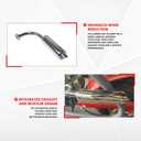 Exhaust with Muffler for Predator 212cc 196cc 6.5HP Go Kart Mini Bike for Coleman CT200U BT200X CT200u-ex Mini Bike for Honda GX160 GX200 Go Kart