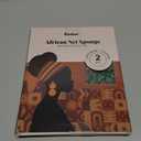 CORATED African Net Sponge Authentic, Shower Loofah Exfoliating Bath Sponge, Body Scrubber for Women and Men Daily Use Body Care, Travel Portable Bath Accessories Spa Gifts (Brown & Dark Green)